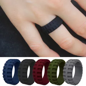 Silikonringe Hochzeit Atmungsaktiv Fingerring Gummibandring Klassiker η - Bild 1 von 16