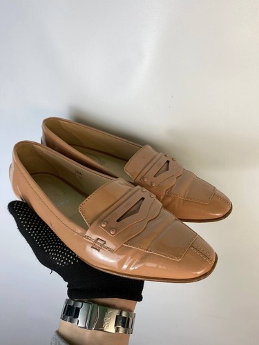 TOD’S Ballerine vintage di lusso designer Planet in pelle Tods taglia 36