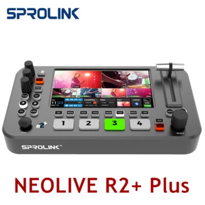 SPROLINK NeoLIVE R2 Plus 5.5" Multifunctional Broadcast Switcher Live Streaming - Image 1 of 4