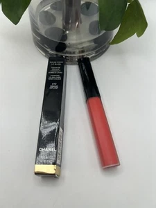Chanel Coral Lipstick Rouge Coco Lip & Cheek Liquid Blush 412 Orange Explosif - Picture 1 of 1