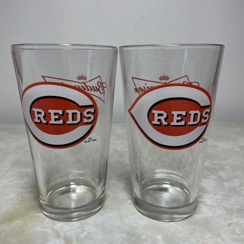 Cincinnati Reds Budweiser MLB 2006  Pint 16 oz Beer Glass High quality Heavy Cover
