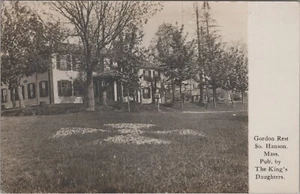 1912 RPPC Postcard Massachusetts, Hanson~Gordon Residence Real Photo 5016.9 - Picture 1 of 6
