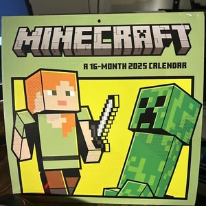 Minecraft Calendario 16 Meses 2025 - Imagen 1 de 2