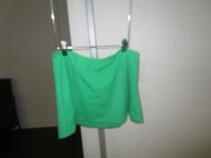 Newport News Swim Set Three Piece Green Women Size 10 Top & Bottom Size 8 Skirt  - Picture 1 of 8