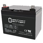 Mighty Max 12V 35AH Replacement Battery for Minn Kota Sevylor Trolling Motor