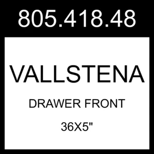 IKEA VALLSTENA Drawer Front White 36x5" 805.418.48 - Picture 1 of 1