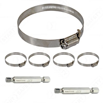 JCS HI-TORQUE 5 Pack JCS Tamtorque Tamper Proof Sign Clamp Kit Inc x2 Tamtorque Drive Tools