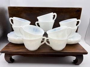 10 MacBeth Evans American Sweetheart Monax Depression Cup and Saucer Set- Mint - Picture 1 of 12