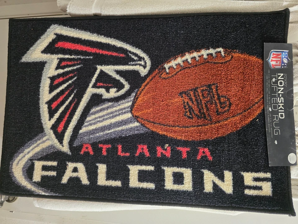 Tapete NFL Atlanta Falcons 20"x 30", NOVO - Imagem 1 de 1