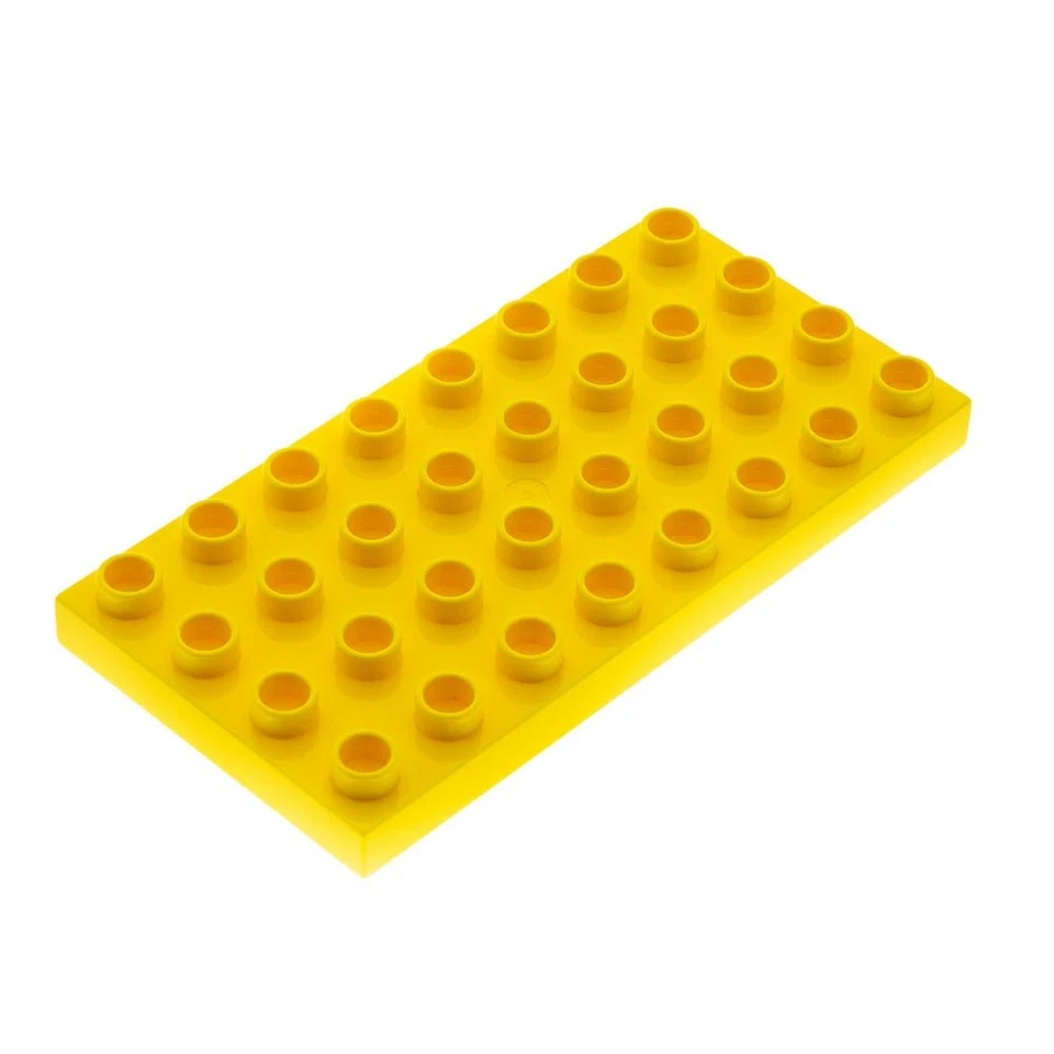 1x Lego Duplo Building Plate 4x8 Yellow Basic Baseplate 4490741 20820 10199 4672 - Image 1 of 1