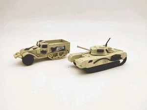 Motormax Commando Force British Churchill T414 Tanque y T431 Media Pista Diecast - Imagen 1 de 10