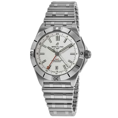 New Breitling Chronomat Automatic GMT 40 White Dial Men's Watch A32398101A1A1 - Image 1 of 4