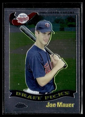 Topps Chrome Joe Mauer 2002 novato Minnesota Twins #622 Foto 1 de 2