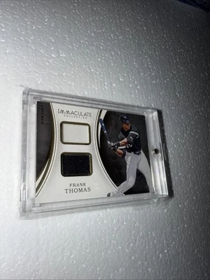 FRANK THOMAS SP /49 Game Used Jersey Card 2016 Immaculate Baseball Card ID-FT  - Image 1 of 4