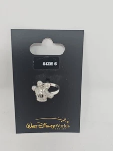 Disney Arribas Ring Crystal Pve Glove Size 5 - Picture 1 of 4