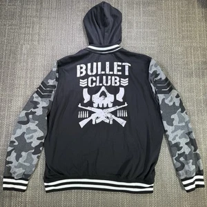 Nuevo Japón Pro Wrestling Bullet Club Universitario Sudadera con Capucha Manga Camuflada Chaqueta 3XL NUEVO CON ETIQUETAS - Imagen 1 de 20