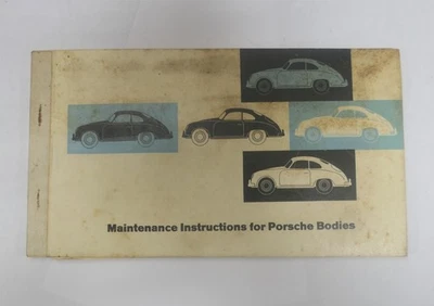 Porsche 356 Maintenance Instructions for Porsche Bodies - Original and Authentic - Image 1 of 4