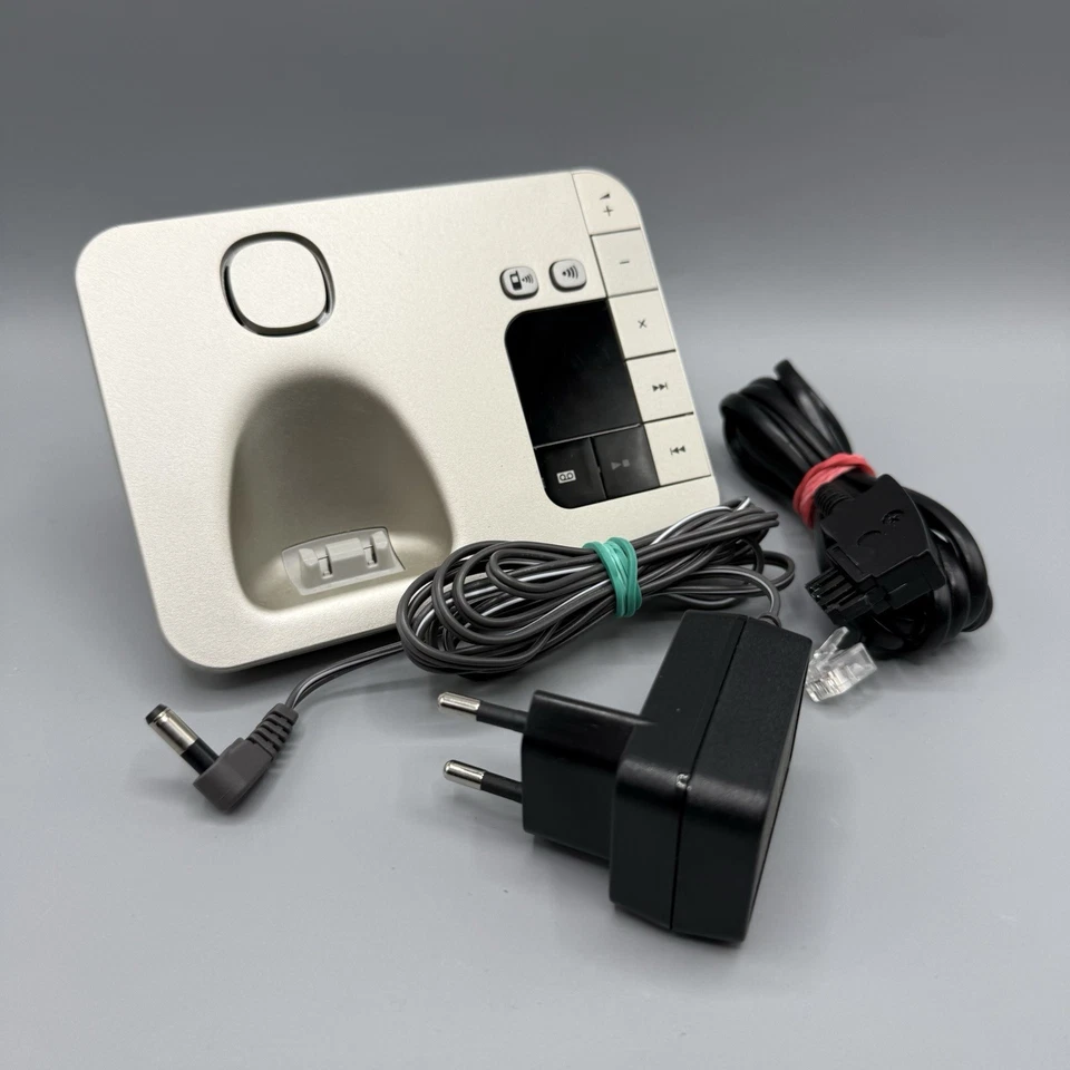 Panasonic KX-TGE262GN KX-TGE260G Anrufbeantworter Telefon Basisstation, TOP✅ - Bild 1 von 3