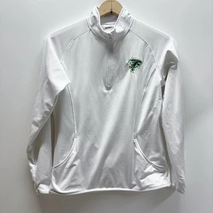 Chaqueta deportiva Philadelphia Eagles Quarter Zip blanca para mujer M - Imagen 1 de 6