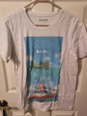 2006 Ponyo Studio Ghibli Shirt Size M Color White Bioworld - Image 1 of 4