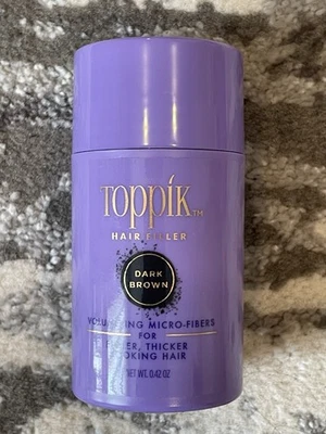 TOPPIK, RELLENO DE CABELLO [marrón oscuro], 0,42 oz (1 paquete) Foto 1 de 2