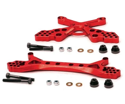 Billet Machined Type III Front & Rear Shock Tower Set for HPI 5B, 5B2.0 & 5T - Image 1 of 3