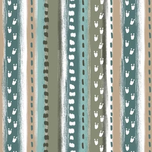 Yard, Dinosaur Footprints Cotton FLANNEL, $3.99 Ships ANY Amount Of Fabric! - Picture 1 of 3