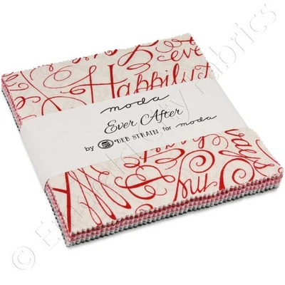 Moda Valentine Charm Pack - Ever After - Precut Cotton Quilting Fabric - Image 1 of 2