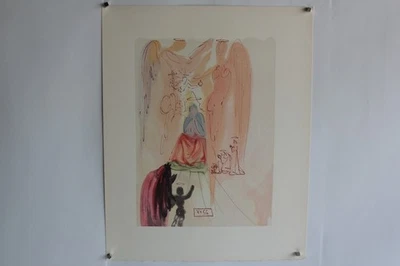 SALVADOR DALÍ Litografía La divina comedia El triunfo de Cristo (64187) - Imagen 1 de 4