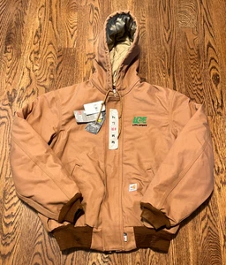Carhartt FR Duck Insulated Active Jacket Quilted Lined Coat Men M Cat 4 2112 NWT - Picture 1 of 4