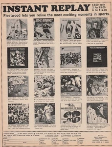 1970 Vintage Print Ad Instant Replay Fleetwood lets you relive moments sports - Picture 1 of 2