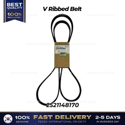 ⭐Genuine⭐ V Ribbed Belt 2521148170 for Hyundai E-County - Image 1 of 2