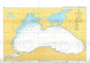 Mapa de pared del Almirantazgo 2214 Mar Negro incluyendo Mármara Denizi y Mar de Azov - Imagen 1 de 7