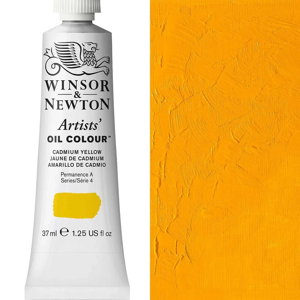 Winsor and Newton - Artists' Oil Colour - 37ml - Cadmium Yellow - Image 1 of 1