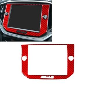 Cubierta de panel de pantalla de navegación GPS de fibra de carbono para Maserati Ghibli 2014-2015 - Imagen 1 de 3