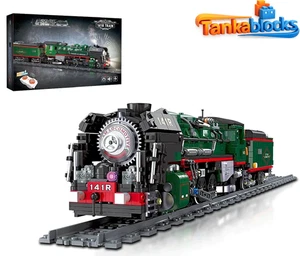 141R Steam Locomotive Train Motorized Technic Building Blocks Set 1782 pcs Gift - Picture 1 of 9
