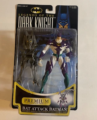 Vintage 1997 Batman Legends of the Dark Knight BAT ATTACK BATMAN Action Figure - Image 1 of 4