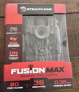 Stealth Cam FUSION MAX 80ft 36MP Cellular Trail Camera STC-FXWTX- New - Picture 1 of 4