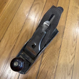 Stanley Bailey Vintage No. "4 asas de madera plano inferior corrugado de 9-1/4"", EE. UU." - Imagen 1 de 17