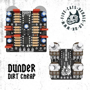 Dunder Dirt Cheap - Seymour Duncan Dirty Deed Distortion Clone - Fünf Katzen Pedale - Bild 1 von 2