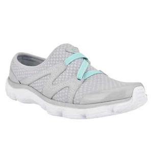 Easy Spirit Womens Riptide Slip On Sneaker Light Gray Fabric 7.5 Wide - Picture 1 of 5