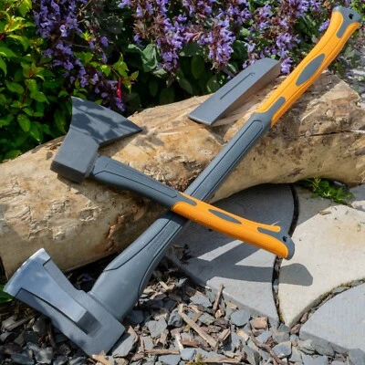 Log Splitting AXE WEDGE HATCHET, Heavy Duty, Chop Fire Wood Tree Felling Drive - Image 1 of 4