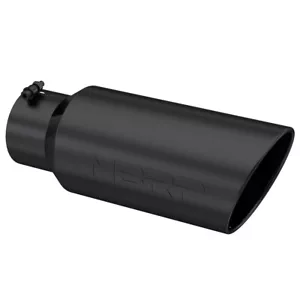 MBRP T5127BLK Stainless Black Rolled End Round 5 inch Universal Fit Exhaust Tip - Bild 1 von 3