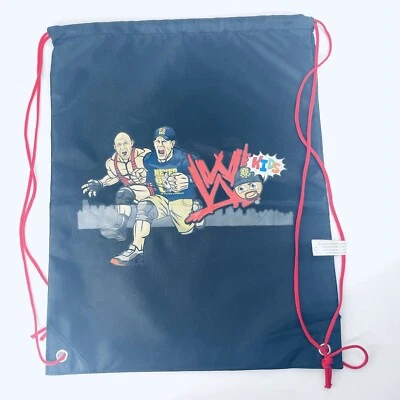 Bolso con cordón WWE Wrestle Mania Kids John Cena Rey Mysterio 2012 Promo Merch Foto 1 de 4