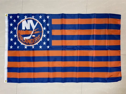 New York Islanders Flag 3x5ft Banner Polyester Ice Hockey Stanley Cup islander06 Cover