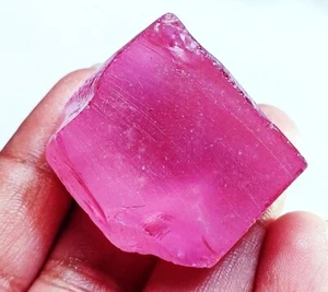 370.60 Ct Pink Zircon Rough Loose Gemstone Certified Rough - Picture 1 of 6