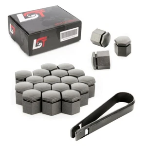 20x Caches Vis D'Enjoliveurs Ecrou de Roue Kit Gris 17 MM pour Vauxhall - Photo 1 sur 9