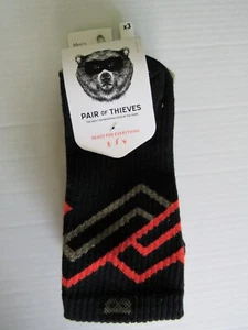 Paquete de 3 calcetines acolchados de algodón para hombre Pair Of Thieves 8-12 nuevos - Imagen 1 de 4