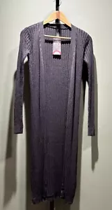 Sacred Threads Women Black Cardigan Long Size XS - Picture 1 of 7