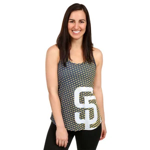 FOCO MLB Women's San Diego Padres Diamond Racerback Tank - Picture 1 of 3